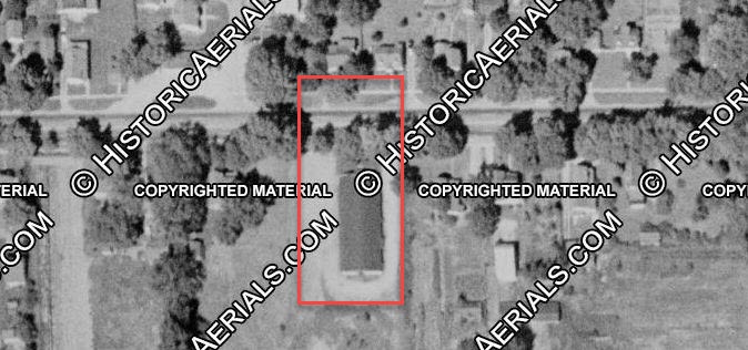 Gold Star Lanes - 1955 Aerial